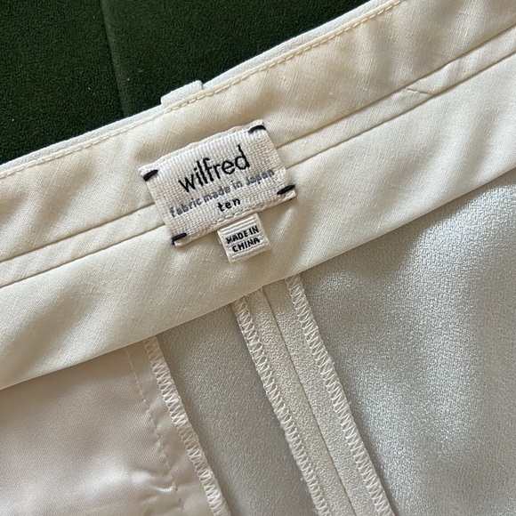 ARITZIA WILFRED IVORY TROUSERS SIZE US 10 - Picture 3 of 11